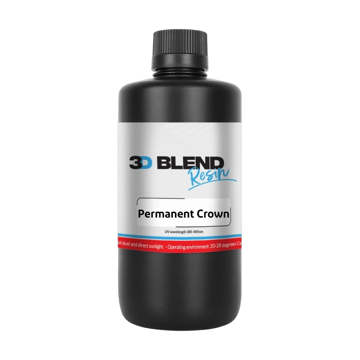 3D Blend Permanent Crown Resin 1000ml