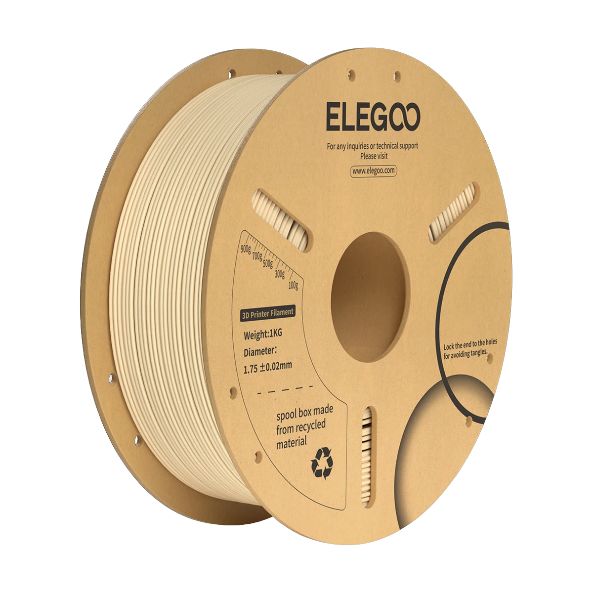 Elegoo PLA+ Beige Filament 1,75mm 1Kg