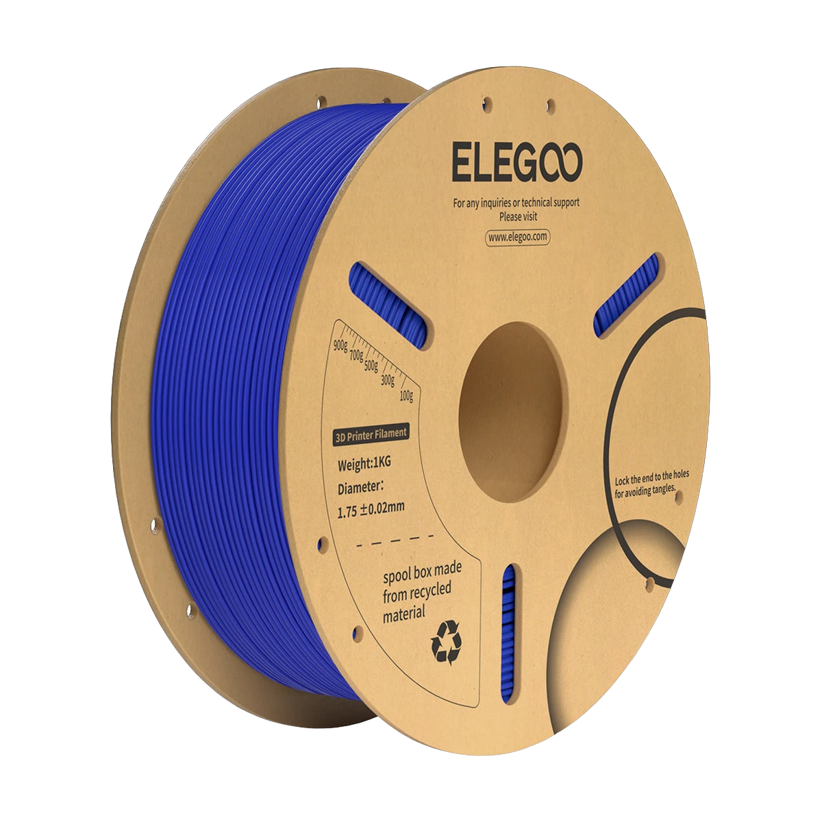 Elegoo PLA+ Dark Blue Filament 1,75mm 1Kg