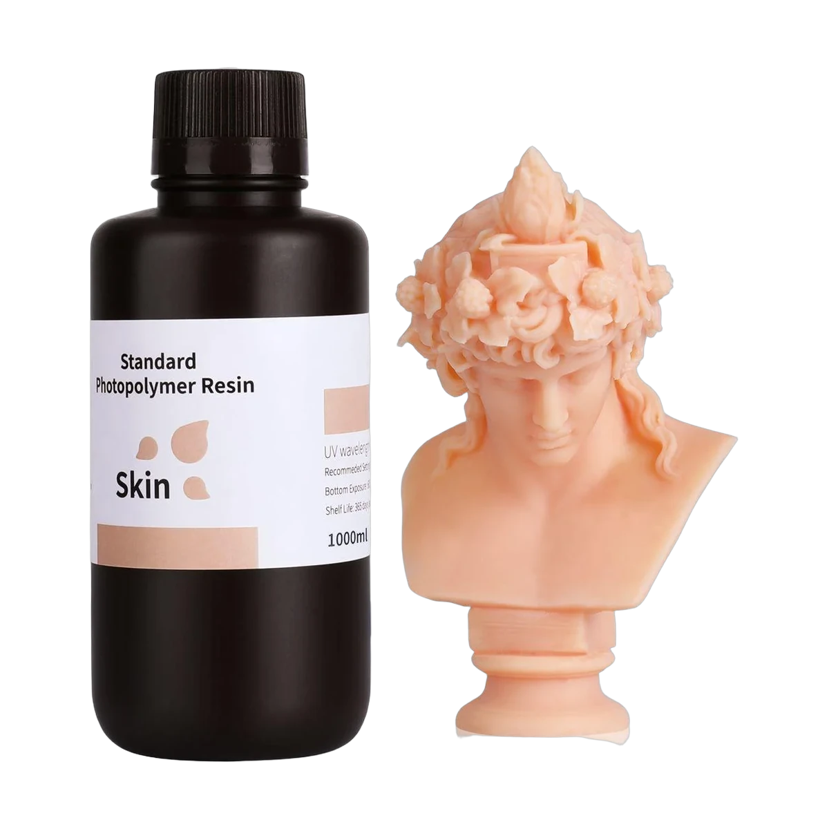 ELEGOO Standard  1.0 Photopolymer Resin Skin 405nm 1 Kg