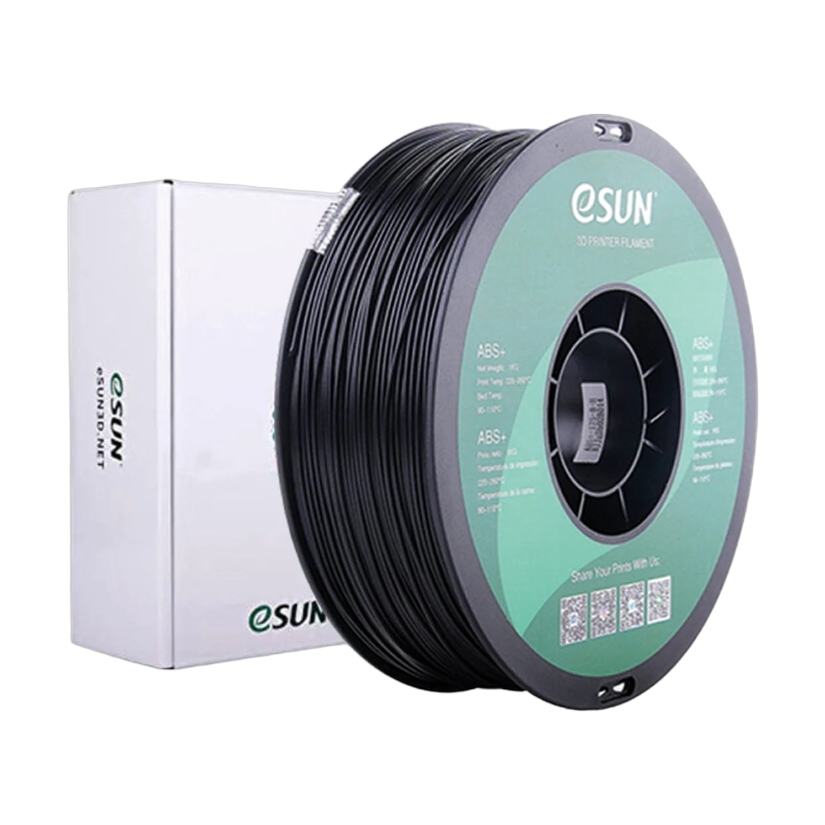 eSUN ABS+ Filament Black1.75mm 1kg
