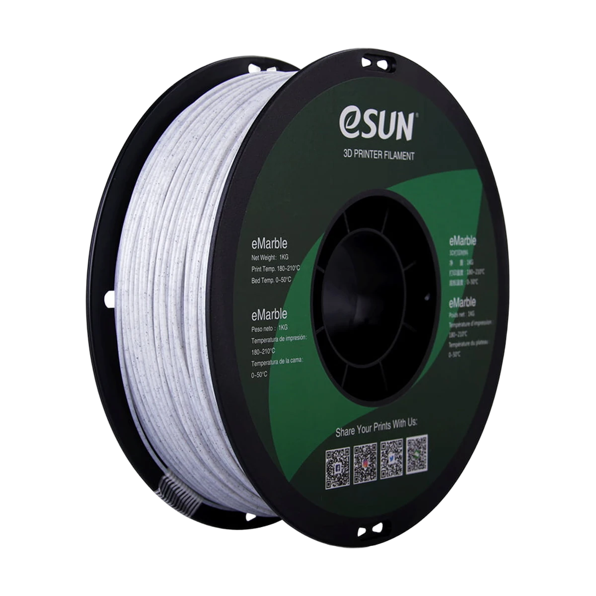eSUN eMarble Natural Filament 1.75mm 1kg
