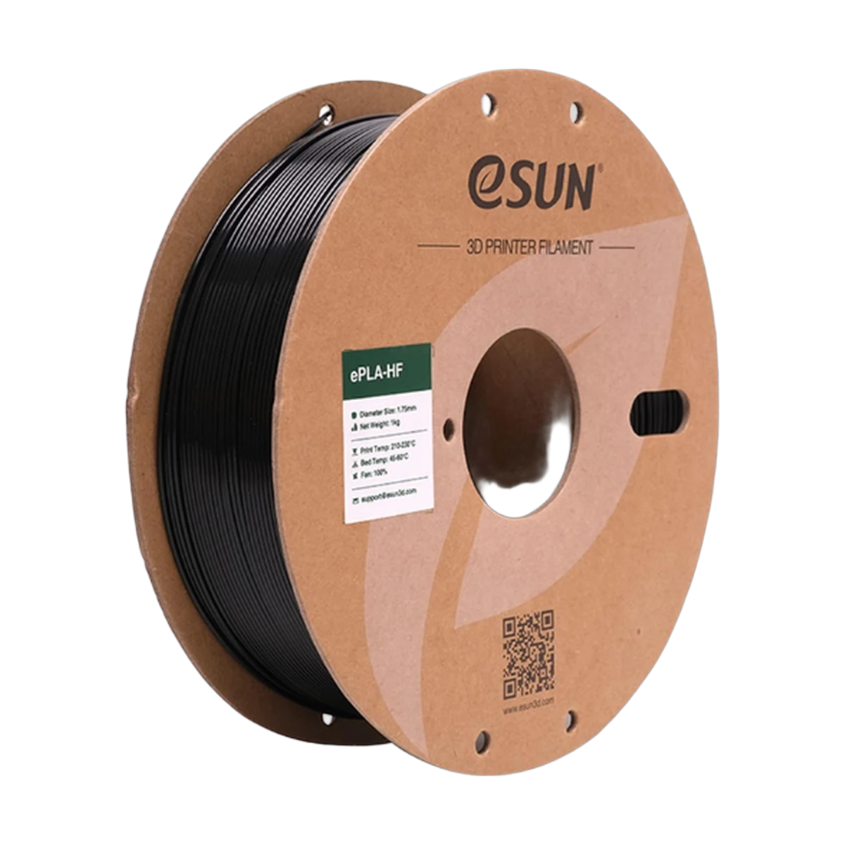 eSUN ePLA-High Speed,1.75mm, Black, 1kg/spool