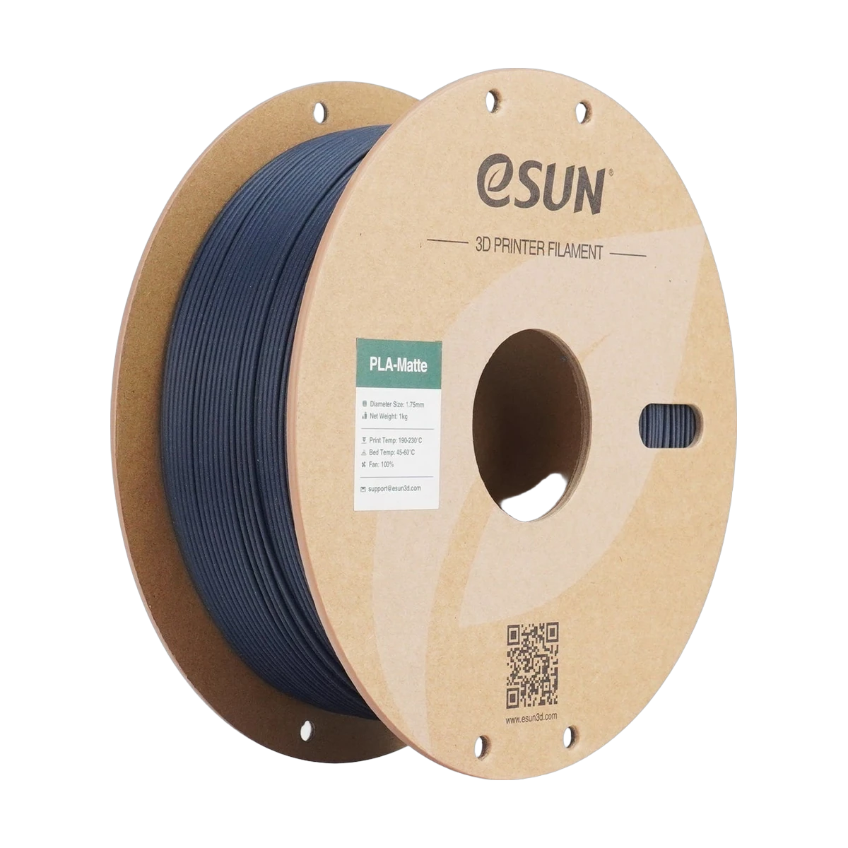eSUN Filament 3D ePLA-Matte Dark Blue 1.75mm 1kg