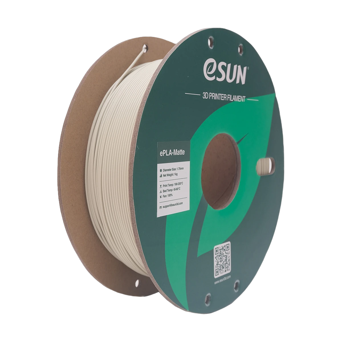 eSUN Filament 3D ePLA-Matte Khaki 1.75mm 1kg