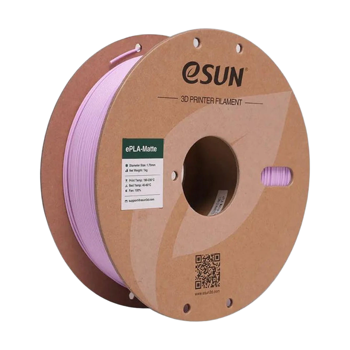 eSUN Filament 3D ePLA-Matte Lilac 1.75mm 1kg