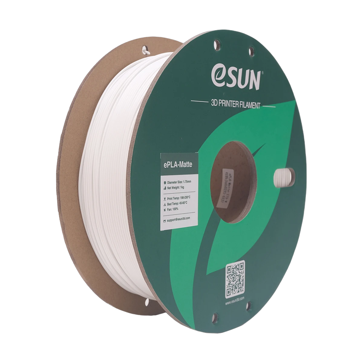 eSUN Filament 3D ePLA-Matte Milky White 1.75mm 1kg