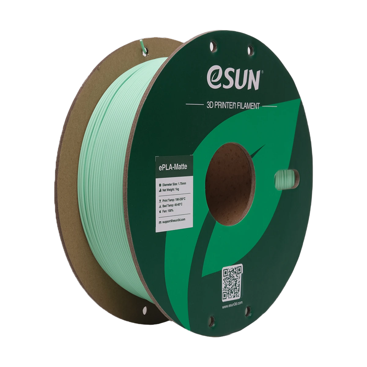 eSUN Filament 3D ePLA-Matte Mint Green 1.75mm 1kg