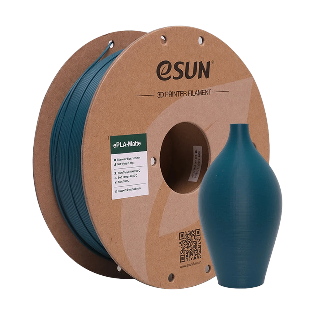 eSUN Filament 3D ePLA-Matte Morandi Green 1.75mm 1kg