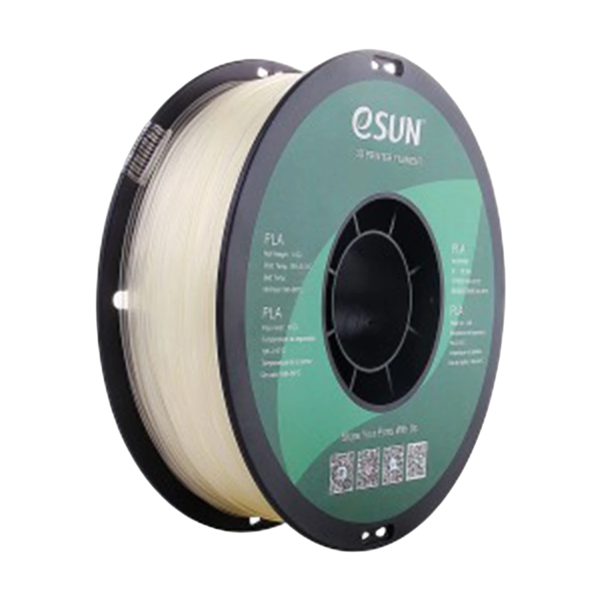 eSUN Filament 3D PLA+ Clear 1.75mm 1kg
