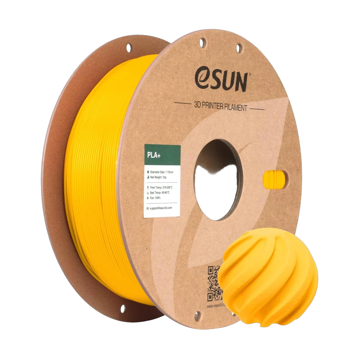 eSUN Filament 3D PLA+ Gold 1.75mm 1kg