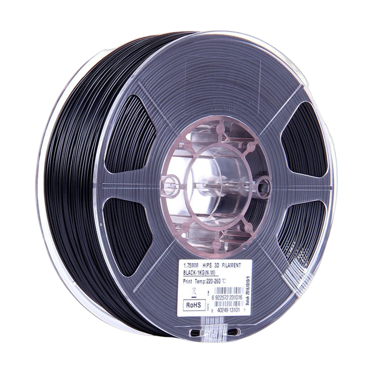 eSUN HIPS, 1.75mm, Black, 1kg/spool