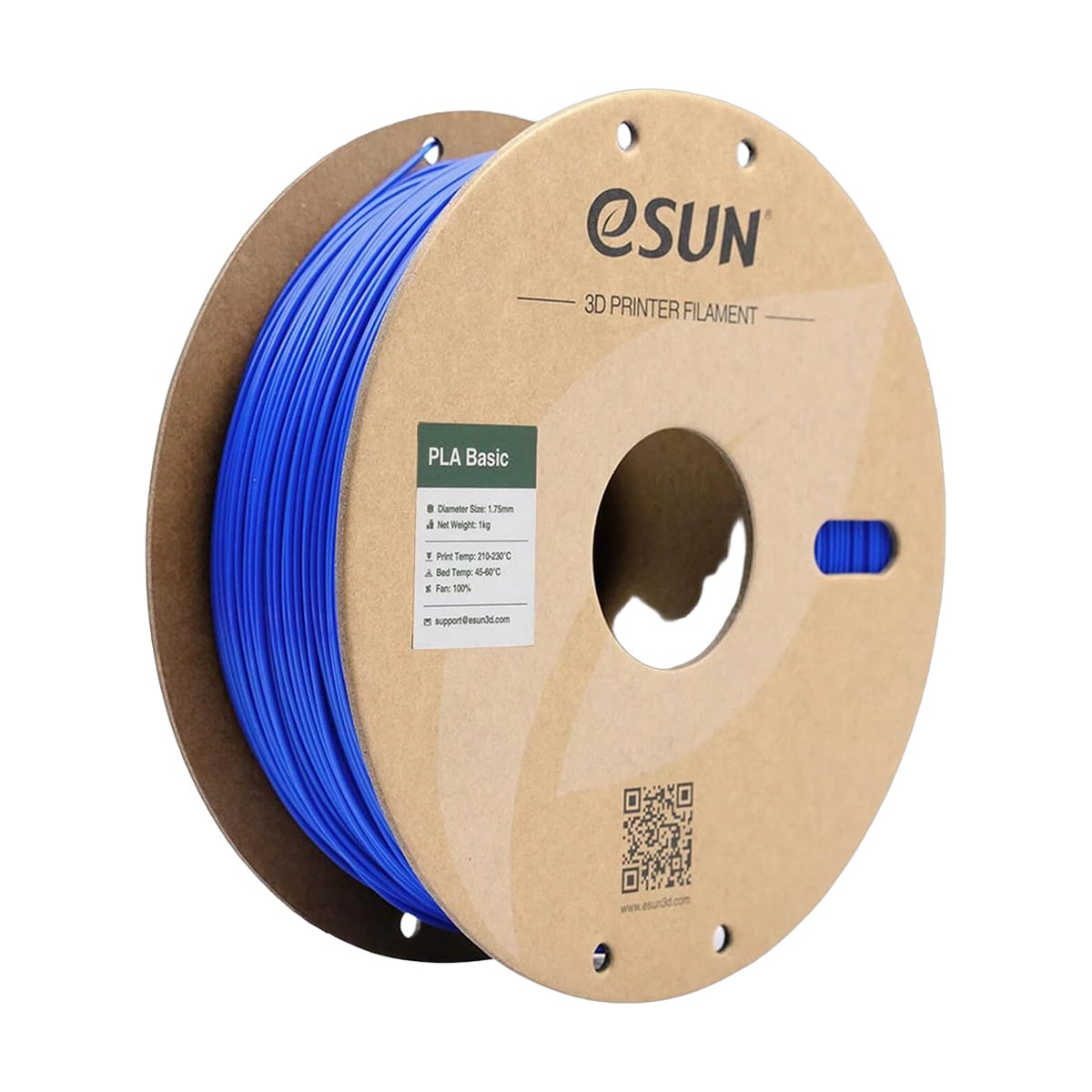 eSUN PLA Basic 3D Filament Blue 1.75mm 1kg