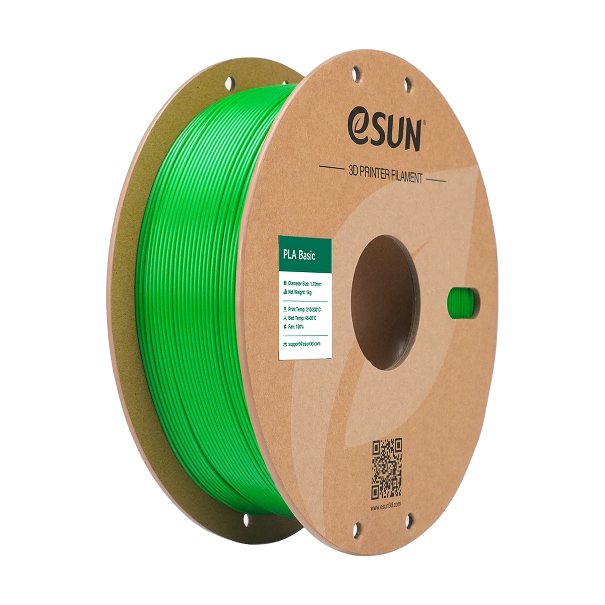 eSUN PLA Basic 3D Filament Green 1.75mm 1kg