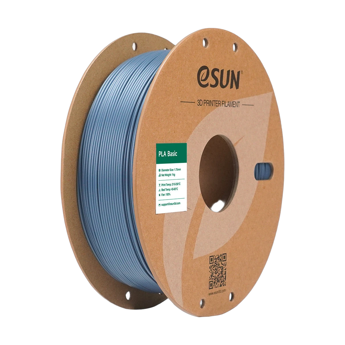 eSUN PLA Basic 3D Filament Grey 1.75mm 1kg