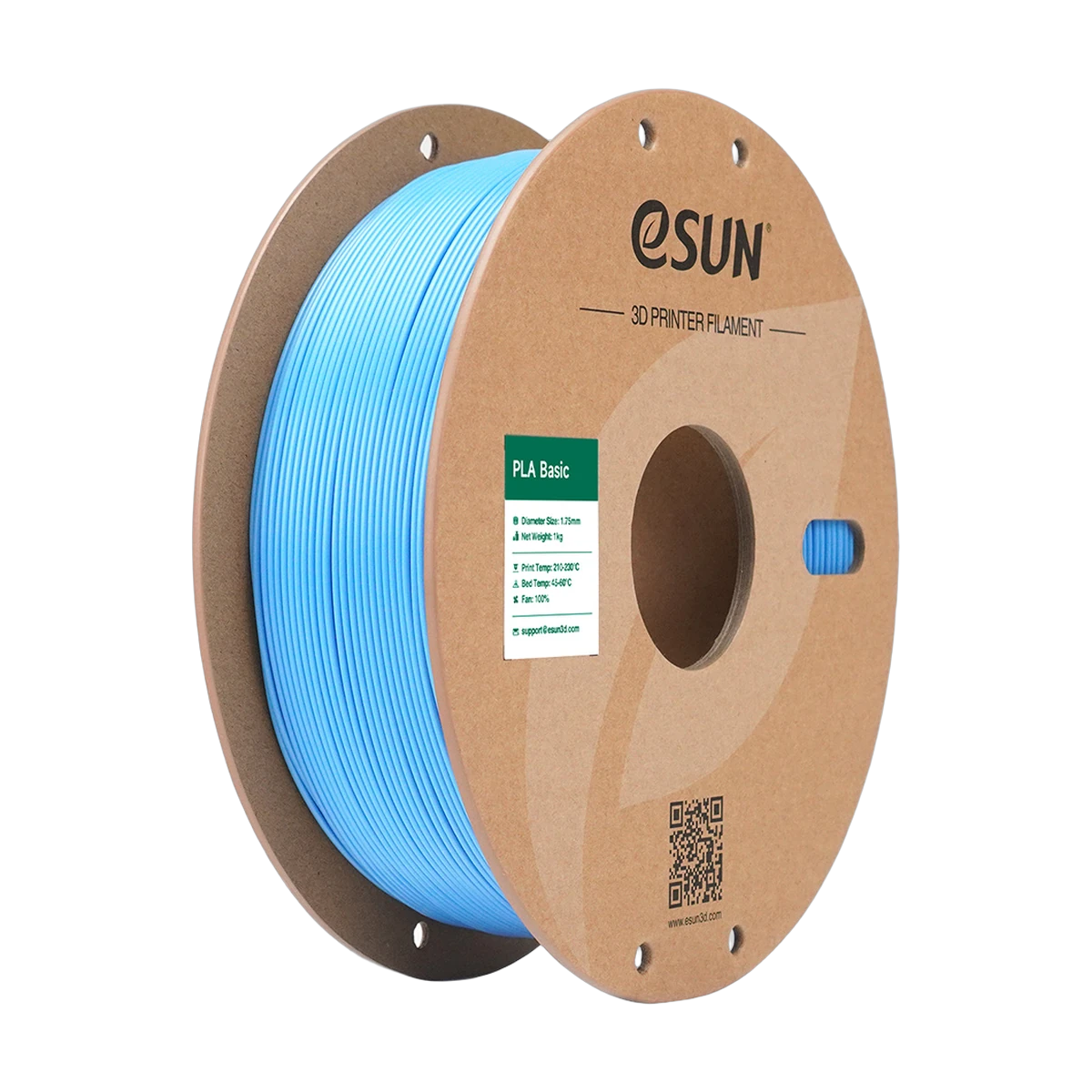 eSUN PLA Basic 3D Filament Light Blue 1.75mm 1kg