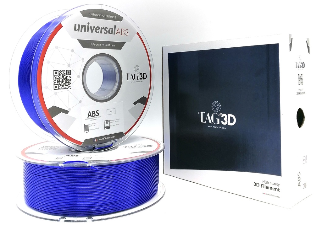 Filament 3D ABS NATURAL  Bleu 1.75mm 1kg