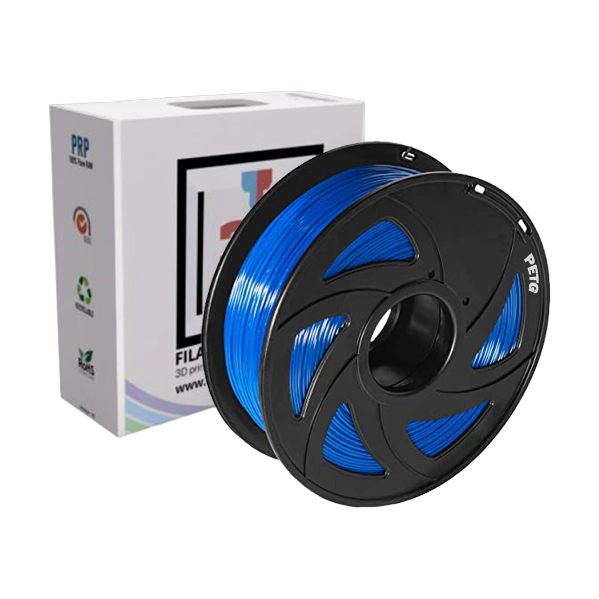Filament 3D PETG Bleu1.75mm 1kg