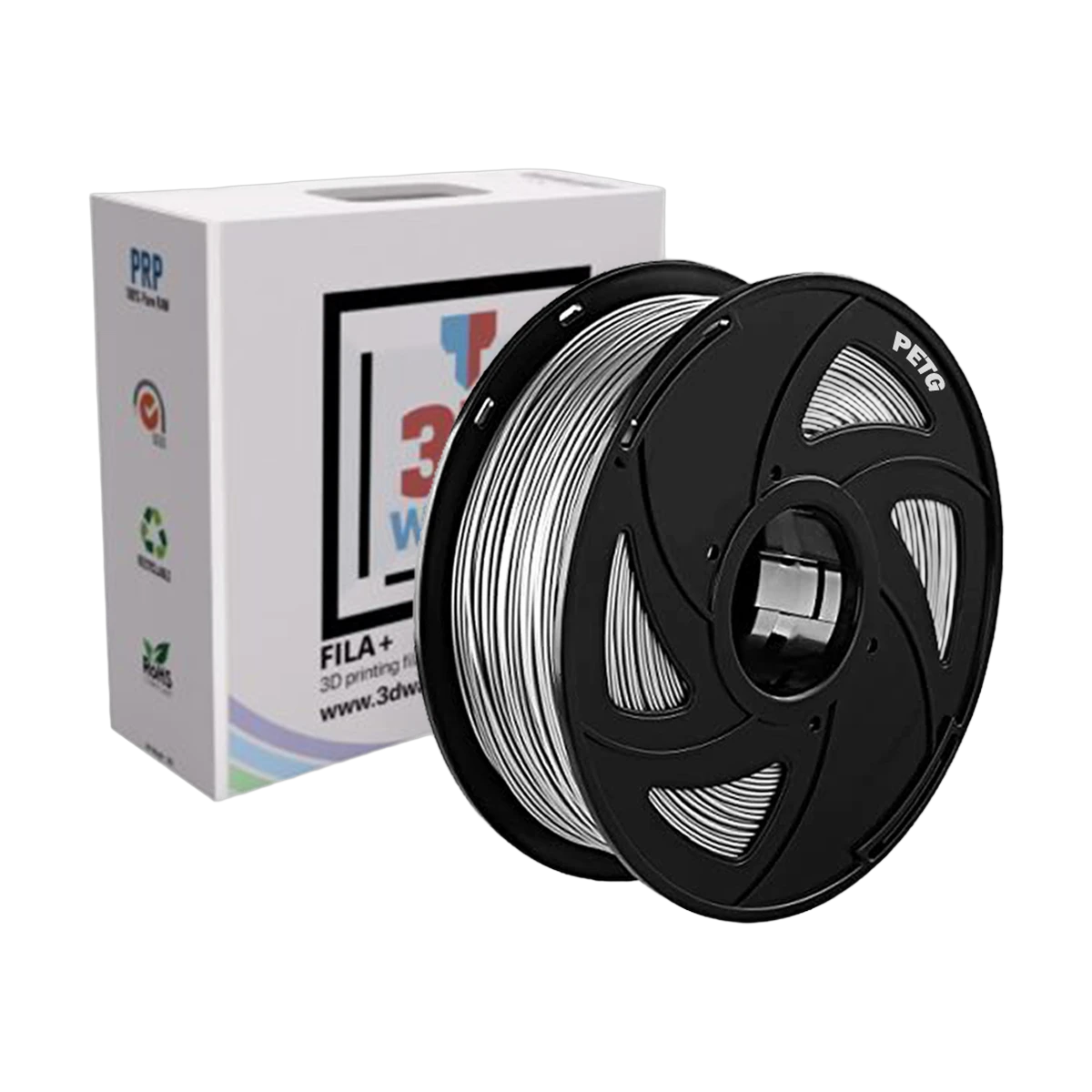 Filament 3D PETG Gris 1.75mm 1kg