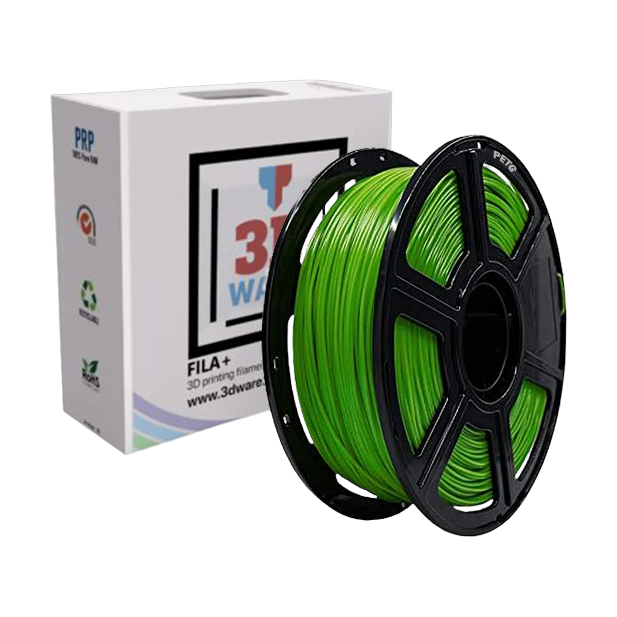 Filament 3D PETG Vert 1.75mm 1kg