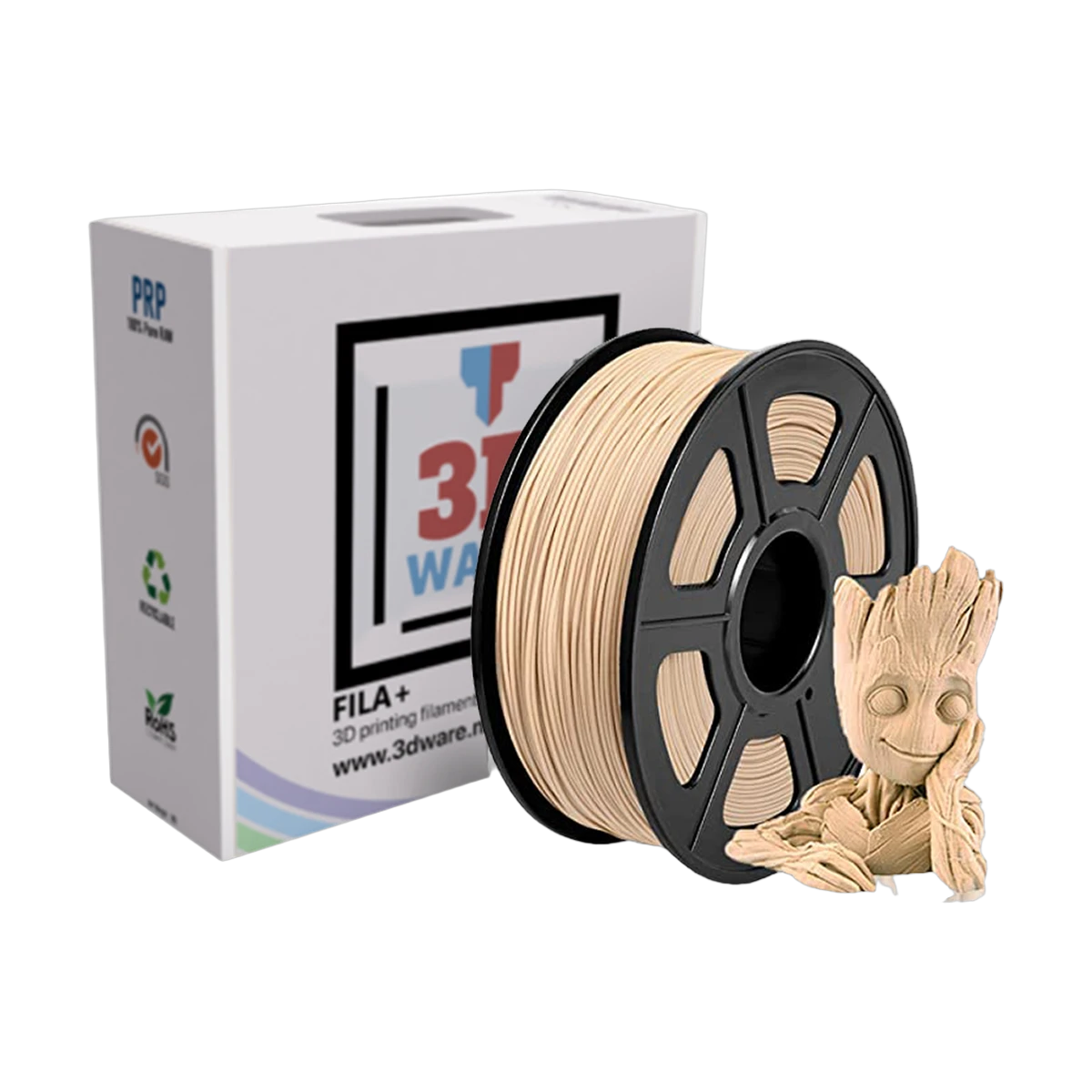 Filament 3D PLA FILA+ Pro Bois 1.75mm 1kg