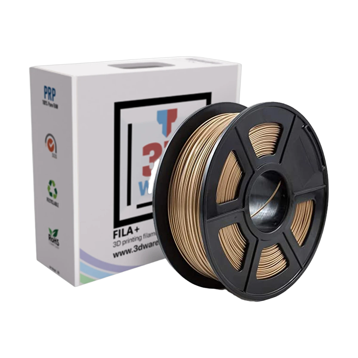 Filament 3D PLA FILA+ Pro Golden 1.75mm 1kg