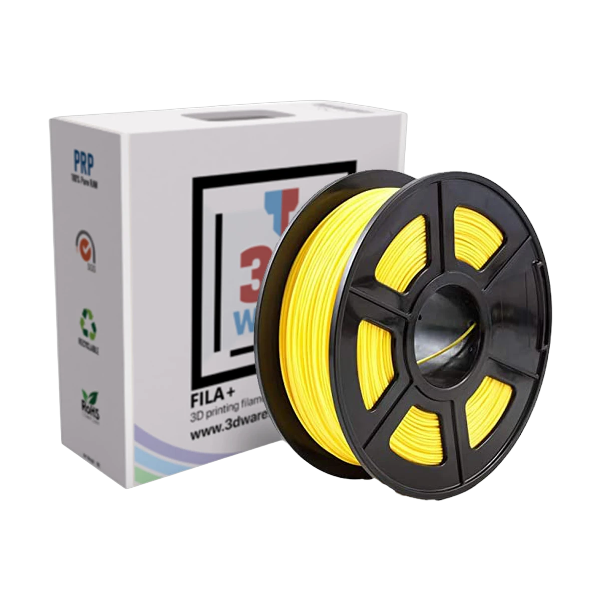 Filament 3D PLA FILA+ Pro Jaune 1.75mm 1kg