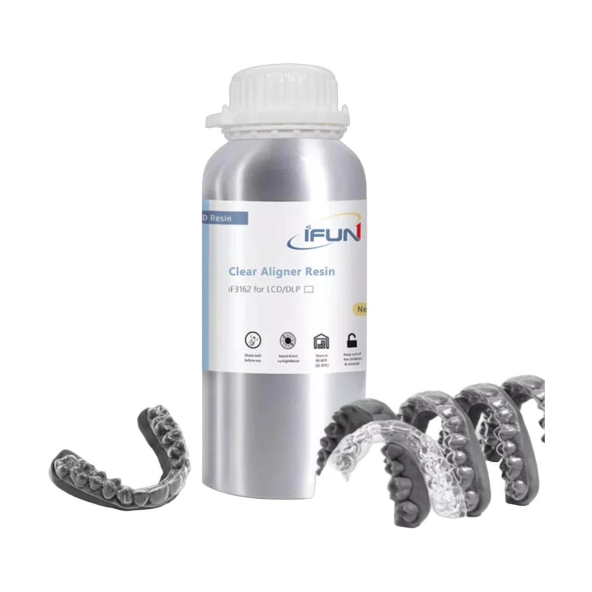 IFUN Dental 3D Printer Resin Biocompatible Transparent Braces