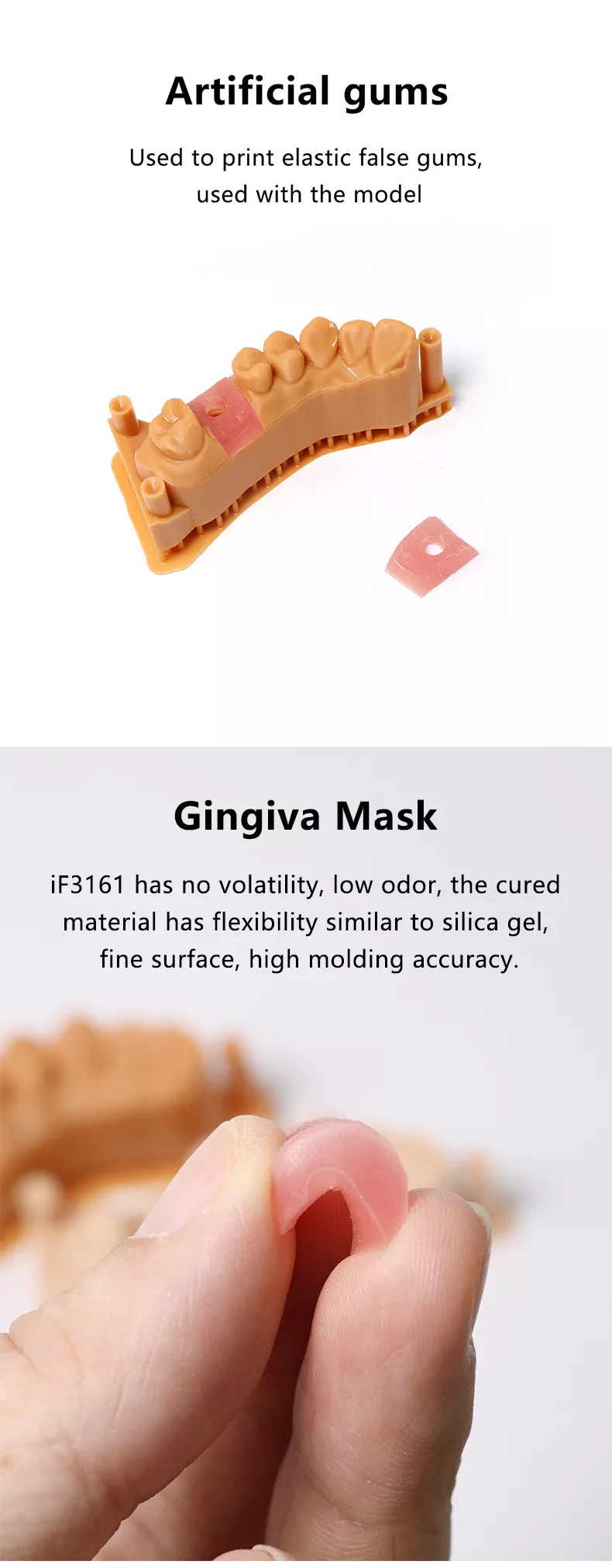 IFUN IF3161 Dental Biocompatible Gingiva Resin