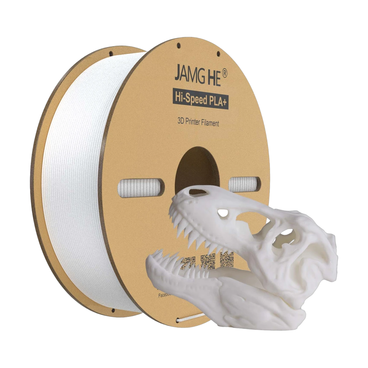 JAMG HE Hi-Speed PLA+ Filament White 1.75mm