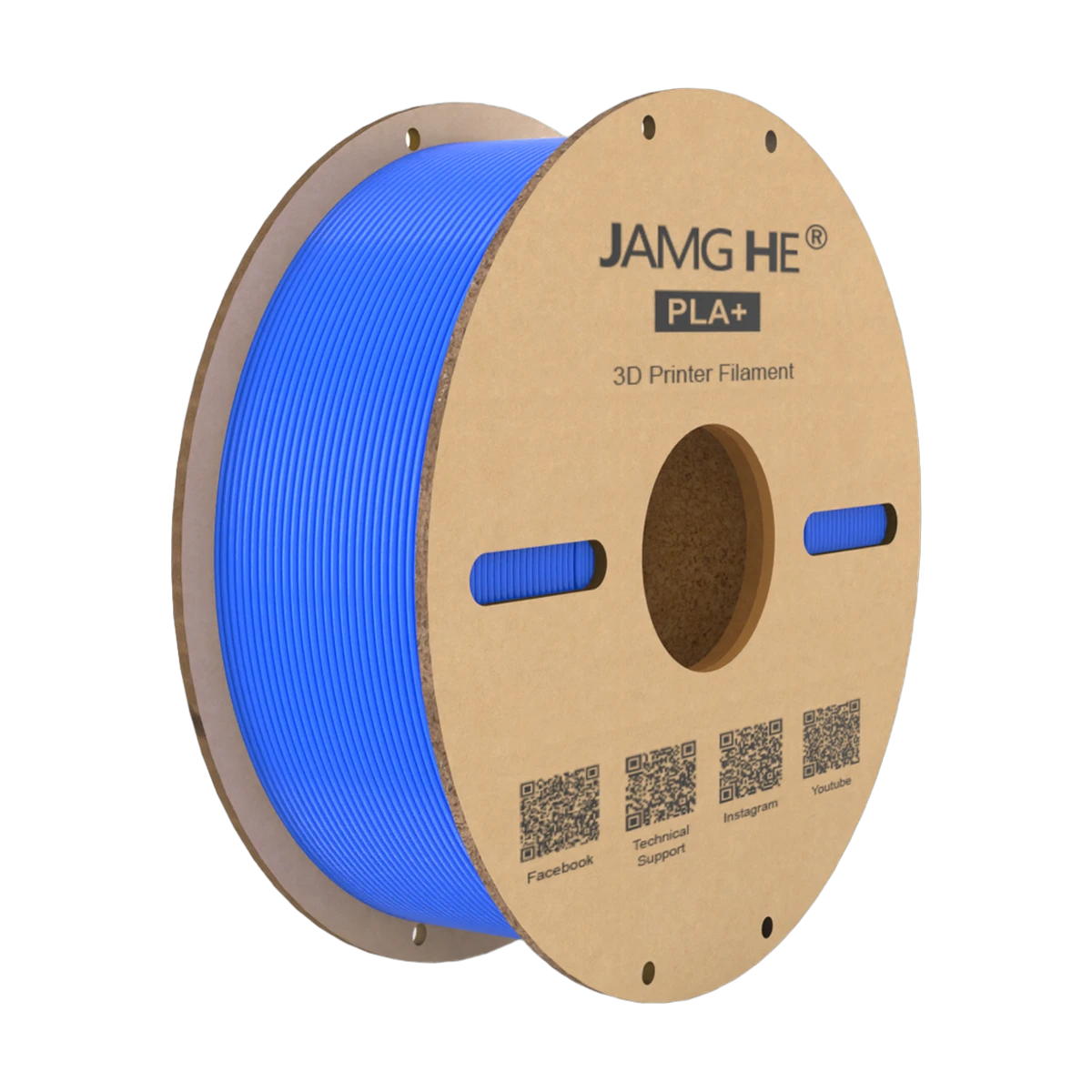 JAMG HE PLA+ Filament Blue 1.75mm, 1 Kg