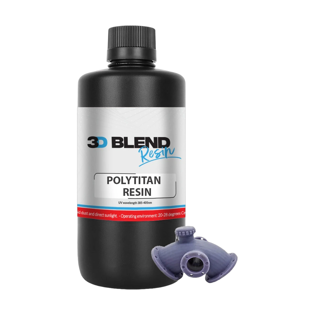 PolyTitan Resin for LCD DLP SLA 405nm Grey 500g