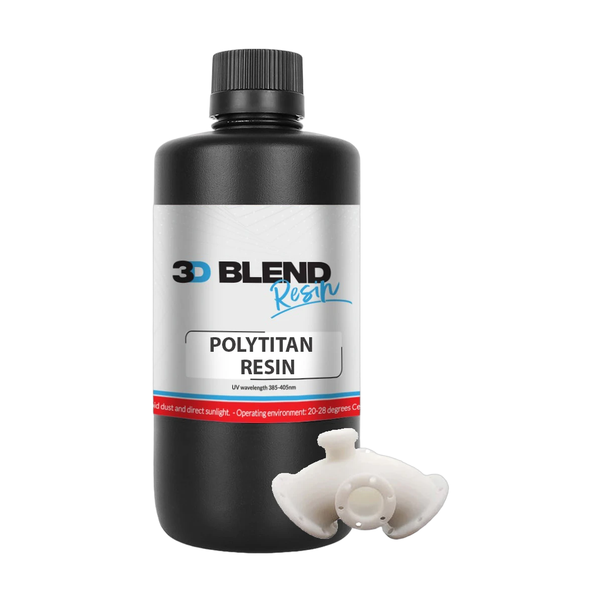 PolyTitan Resin for LCD DLP SLA 405nm White 500g